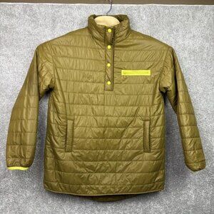 Offline Aerie Quilted Puffer Pullover Snap Front Oversized Jacket Size Small‎